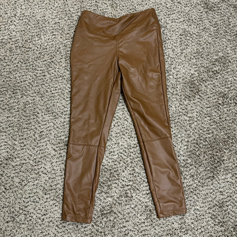 A new day brown leather pants